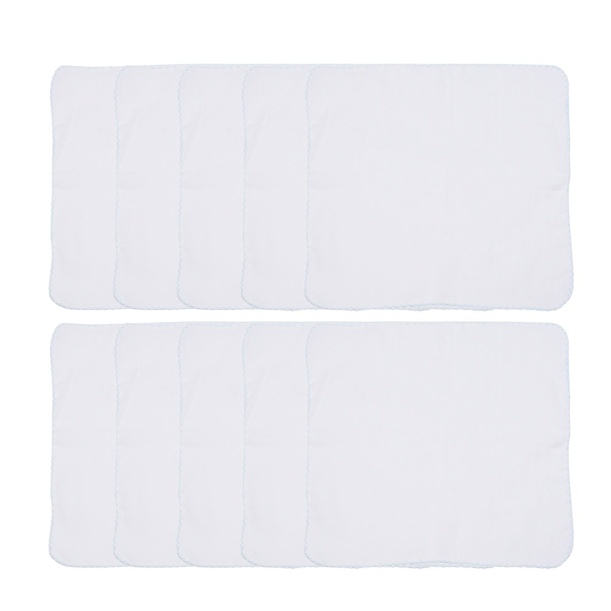 Cotton Wick Organic - 10 Stück Natürliche Bio-Baumwolle Doppellagiges Mulltuch