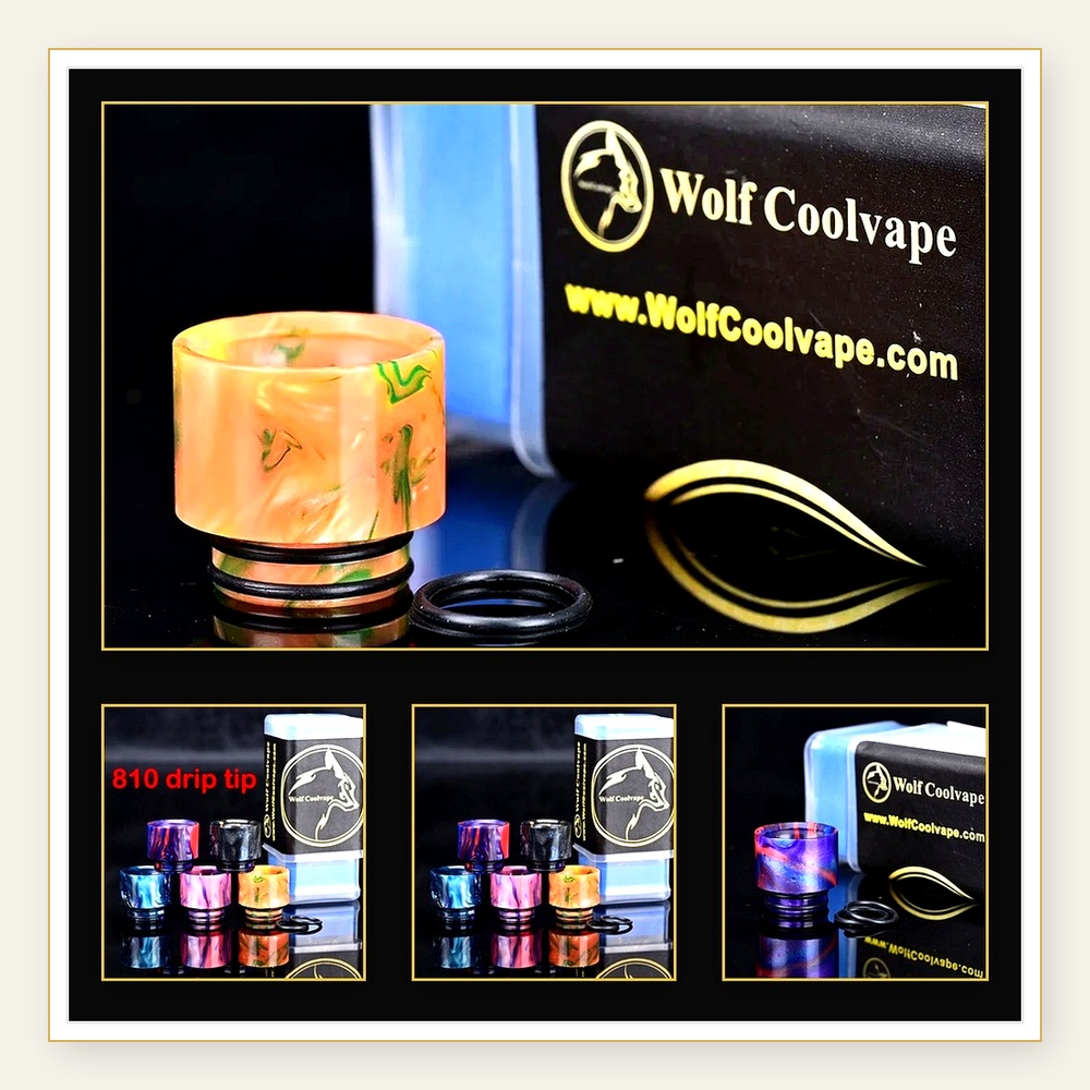 Drip Tip Resin - Wolfcoolvape 810 Drip Tips – Set