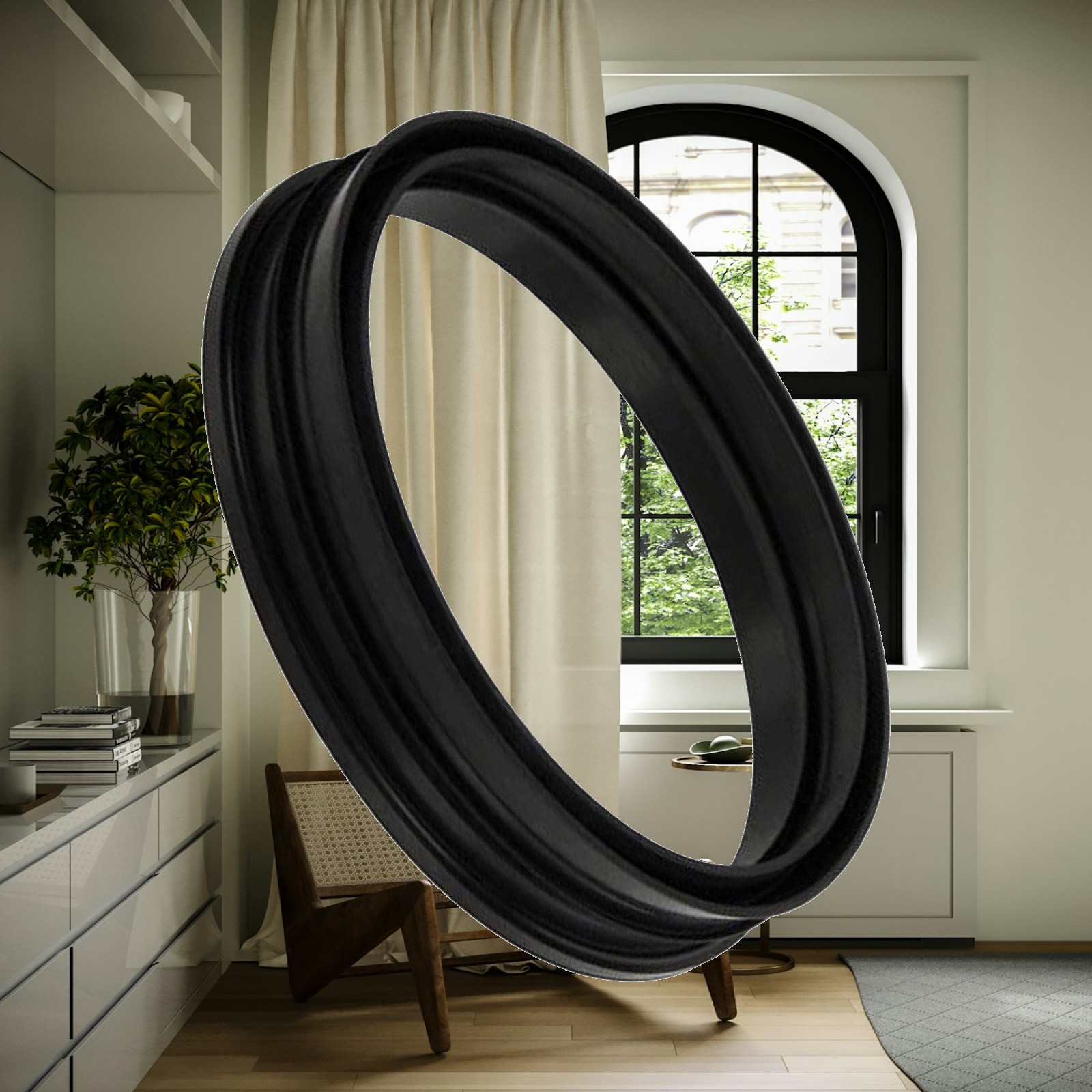 Tank O-Ring Seal - Kraftstofftankpumpen-Dichtungs-O-Ring 17342-79900 Professioneller Ersatz Schwarze Kunststoffdichtung