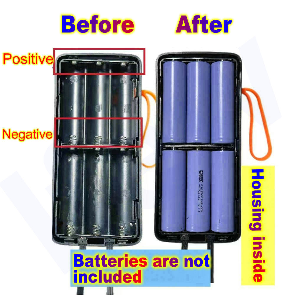 21700 Batteriegehäuse, Powerba – Battery Case Storage Bewertung und Preis
