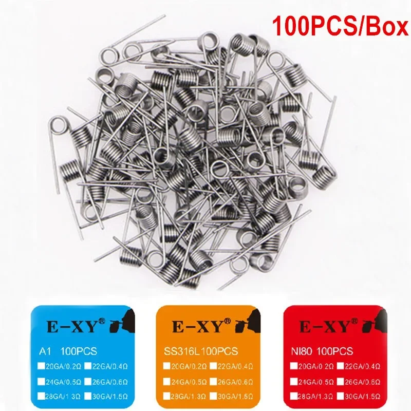 100 TEILE/SCHACHTEL Vorgeferti – Coil Building Kit Bewertung und Preis