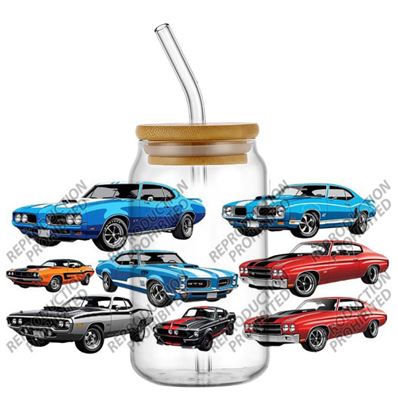 Vintage Muscle Car UV DTF Foli – Rdta Tank Glass Bewertung und Preis