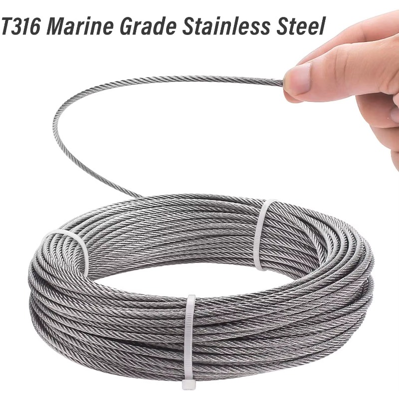 Drahtseil 7 x 19 Durchmesser 3 – Stainless Wire Ss316 Bewertung und Preis