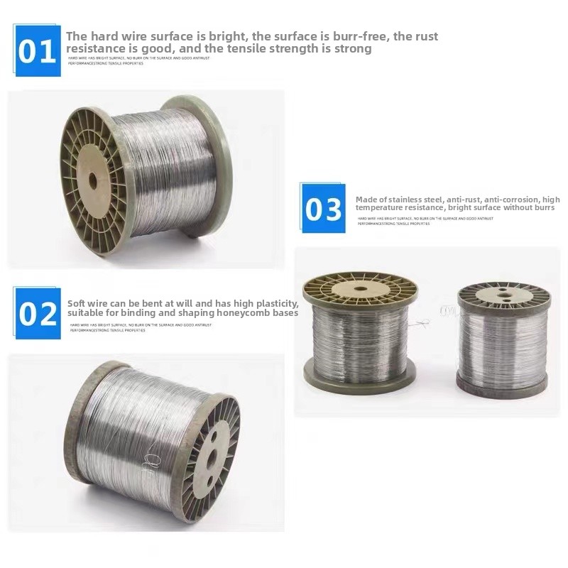 100 m/Los 0,1 mm 0,2 mm 0,3 mm – Stainless Wire Ss316 Bewertung und Preis