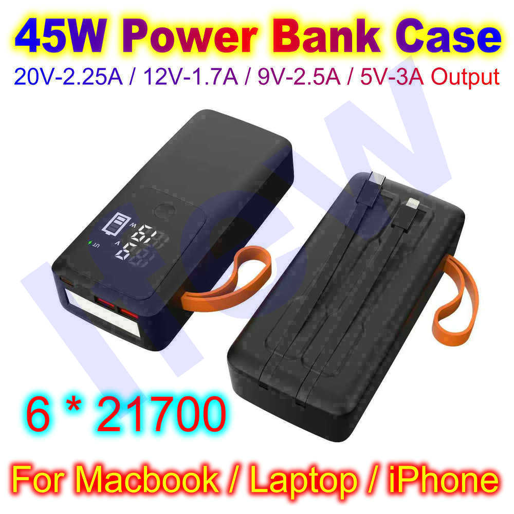 45 W Power Bank Fall Für Macbo – Battery Case Storage Bewertung und Preis